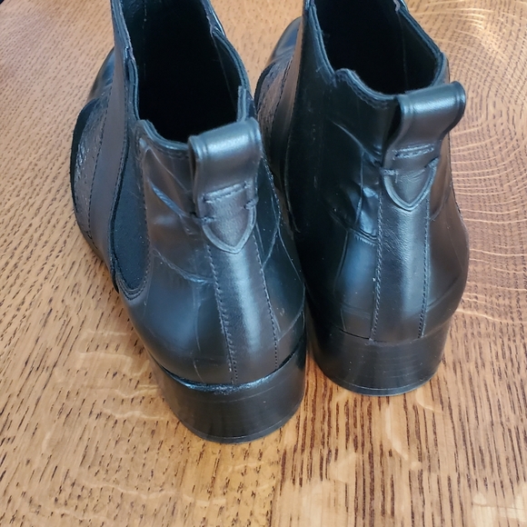 Coach Suffolk Patchwork black snake/calf bootie - Picture 7 of 9